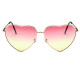 Akiniai nuo saulės Heart Gold Pink Yellow