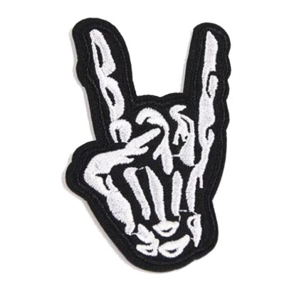 Antsiuvas medžiaginis Rock N Roll; 5.6x8.2cm Antsiuvas medžiaginis Rock N Roll; 5.6x8.2cm