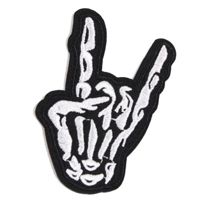 Antsiuvas medžiaginis Rock N Roll; 5.6x8.2cm Antsiuvas medžiaginis Rock N Roll; 5.6x8.2cm