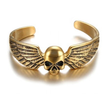 Apyrankė Skull Wings Gold; universalaus dydžio