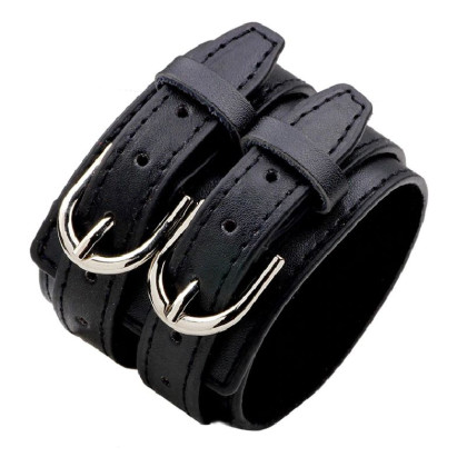 Apyrankė Pulse Double Black; 17-22cm Apyrankė Pulse Double Black; 17-22cm