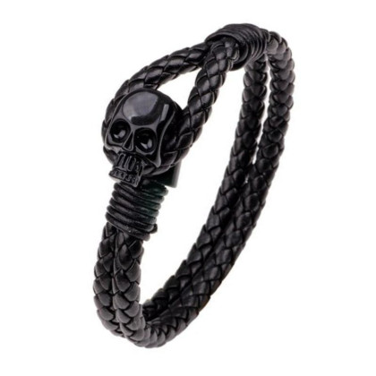 Apyrankė Skull Hook Black; 21cm Apyrankė Skull Hook Black; 21cm