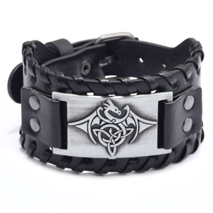 Apyrankė Dragon Steel Black; 17-23cm Apyrankė Dragon Steel Black; 17-23cm