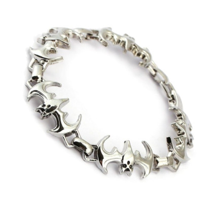 Apyrankė Shine Bat Flock silver; 19cm