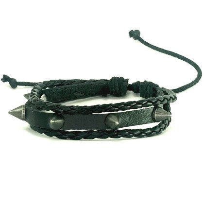 Apyrankė Brade Black 3306; universalaus dydžio Apyrankė Brade Black 3306; universalaus dydžio