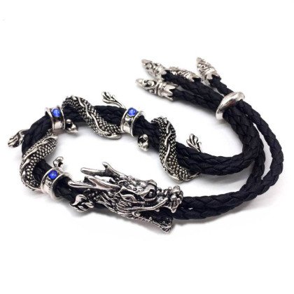Apyrankė Dragon Diamond Blue; universalaus dydžio Apyrankė Dragon Diamond Blue; universalaus dydžio