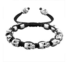 Apyrankė pintos virvės Horizontal Skull; universalaus dydžio