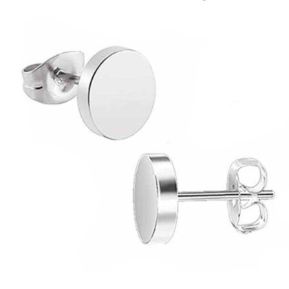 Auskarai Moon Silver 2vnt; 6mm, 10mm Auskarai Moon Silver 2vnt; 6mm, 10mm