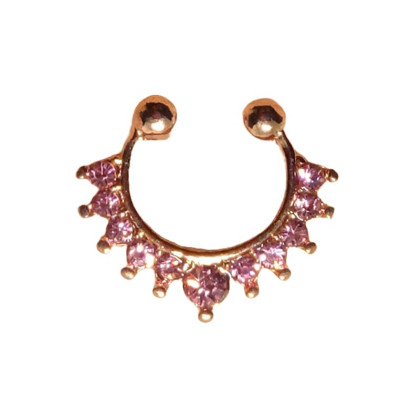 Auskaras į nosį Gangas Gold Pink; 1vnt Auskaras į nosį Gangas Gold Pink; 1vnt