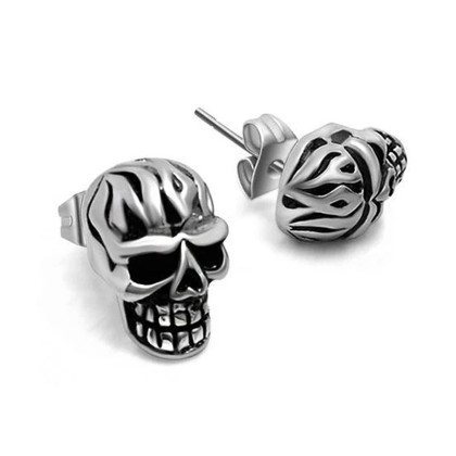 Auskarai Fire Skull; 2vnt Auskarai Fire Skull; 2vnt