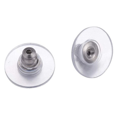 Auskaro fiksatorius Combo Silver; 6vnt Auskaro fiksatorius Combo Silver; 6vnt