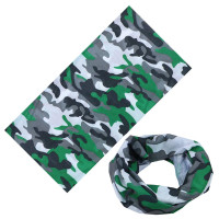 Bandana kaklaskarė Žalias Kamufliažas, universalaus dydžio