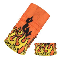 Bandana kaklaskarė Orange Fire; universalaus dydžio