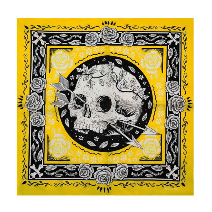 Skarelė Geltonas Kvadratas; 55x55cm Skarelė Geltonas Kvadratas; 55x55cm
