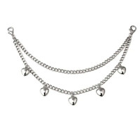 Avalynės pakabukas Chain Rebel Hearts sidabro spalvos; 27/32cm