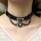 Kaklo juostelė Choker Chain Heart 624; 1.1cm