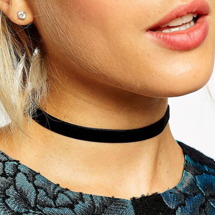 Kaklo juostelė Choker 3773; 1cm Kaklo juostelė Choker 3773; 1cm