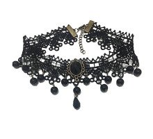 Kaklo juostelė Choker Black 015; 3.3cm