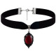 Kaklo juostelė Gothic Red 032; 2cm