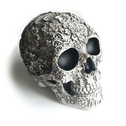 Dekoracija 3D kaukolė Calavera; 20x15x14cm Dekoracija 3D kaukolė Calavera; 20x15x14cm