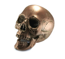 Dekoracija 3D kaukolė Air Skull Copper; 18x16x15cm