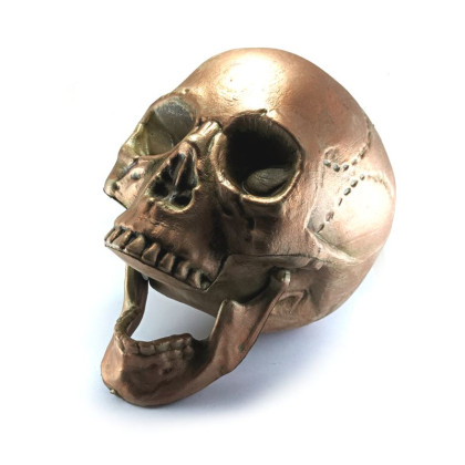 Dekoracija 3D kaukolė Air Skull Copper; 18x16x15cm Dekoracija 3D kaukolė Air Skull Copper; 18x16x15cm