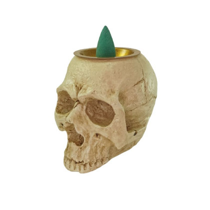 Smilkalinė dekoracija Waterfall Skull White; 6.5x7.8cm Smilkalinė dekoracija Waterfall Skull White; 6.5x7.8cm