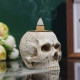 Smilkalinė dekoracija Waterfall Skull White; 6.5x7.8cm