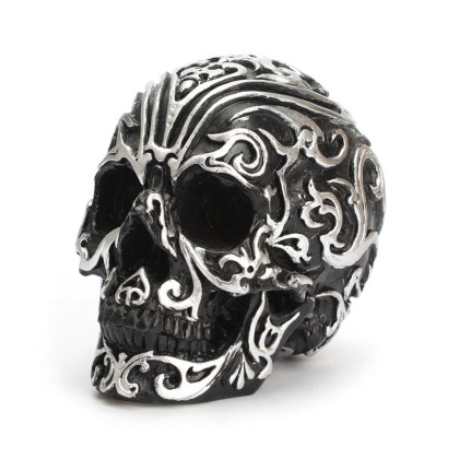 Dekoracija 3D kaukolė Calavera Medium Black; 14x12x10cm Dekoracija 3D kaukolė Calavera Medium Black; 14x12x10cm