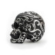 Dekoracija 3D kaukolė Calavera Medium Black; 14x12x10cm