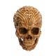 Dekoracija 3D kaukolė Calavera Medium Brown; 14x12x10cm