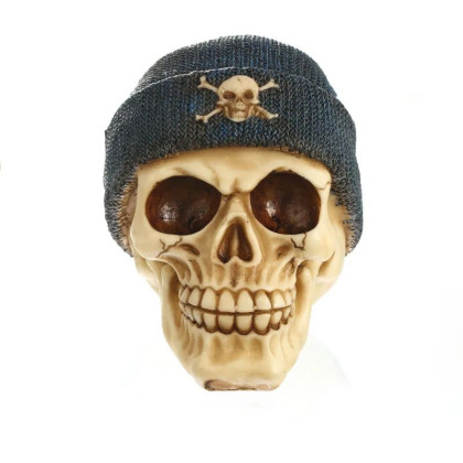 Dekoracija 3D kaukolė Nordic Skull; 14x10x13cm