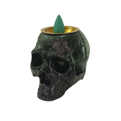 Smilkalinė dekoracija Waterfall Skull Black; 6.5x7.8cm Smilkalinė dekoracija Waterfall Skull Black; 6.5x7.8cm