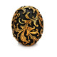 Dekoracija 3D kaukolė Calavera Mini Black Gold; 10x6x8.5cm