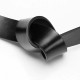Diržas odinis be sagties Classic Black; 120cm
