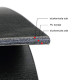 Diržas odinis be sagties Classic Black; 120cm