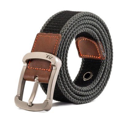 Diržas medžiaginis ZDL Black Grey; 110cm Diržas medžiaginis ZDL Black Grey; 110cm