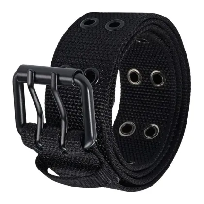Diržas medžiaginis Person Black Buckle; 120cm