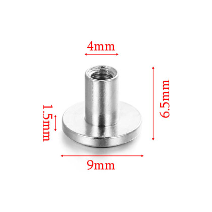 Kniedė srieginė sidabro spalvos; 9.0x6.5mm Kniedė srieginė sidabro spalvos; 9.0x6.5mm