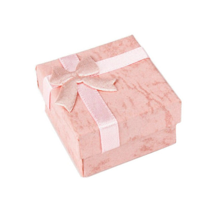 Dėžutė dovanoms Box Pink, 4x4x2.5cm Dėžutė dovanoms Box Pink, 4x4x2.5cm