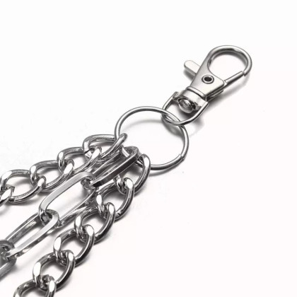 Kelnių grandinė Spikes Chain sidabro spalvos; 30/40/50cm Kelnių grandinė Spikes Chain sidabro spalvos; 30/40/50cm