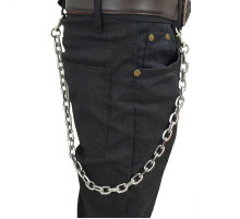 Kelnių grandinė Billy Chain sidabro spalvos; 46cm, 56cm, 66cm