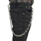 Kelnių grandinė Billy Chain sidabro spalvos; 46cm, 56cm, 66cm