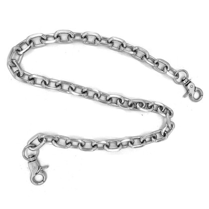 Kelnių grandinė Billy Chain sidabro spalvos; 46cm, 56cm, 66cm Kelnių grandinė Billy Chain sidabro spalvos; 46cm, 56cm, 66cm