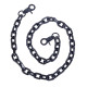 Kelnių grandinė Bold Power Chain juodos spalvos; 65cm