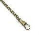 Kelnių grandinė Mini Chain bronzos spalvos; 35cm