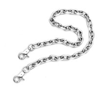 Kelnių grandinė Bold Power Chain sidabro spalvos; 65cm