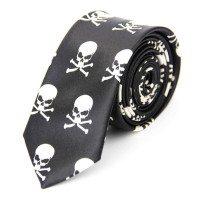 Kaklaraištis Skull Rodger Black