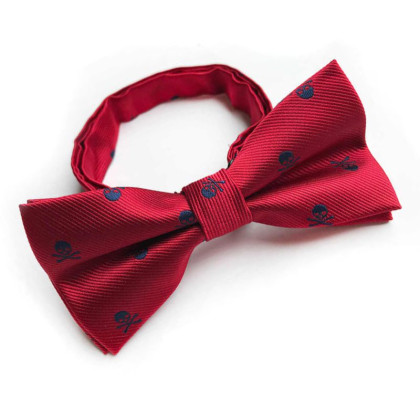 Peteliškė varlytė Skull Red Blue Peteliškė varlytė Skull Red Blue