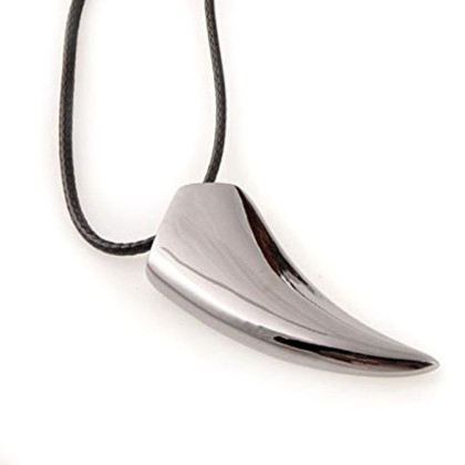 Kaklo papuošalas Iltis Steel Black; 45x19mm Kaklo papuošalas Iltis Steel Black; 45x19mm